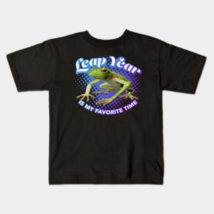 Leap Year is My favorite Time Kids T-Shirt